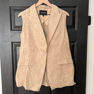 Lafayette 148 Women’s Vest Tan